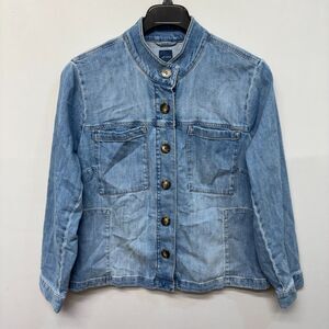 J. Jill Light Blue Jean Jacket